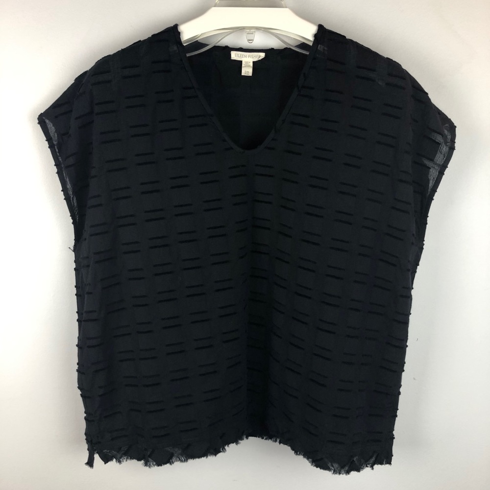 Eileen Fisher Black Box Top Blouse